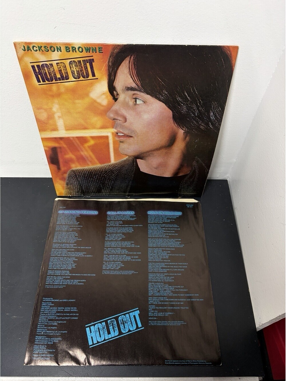 Vintage Jackson Browne “Hold Out” Vinyl LP 1980 Asylum Record